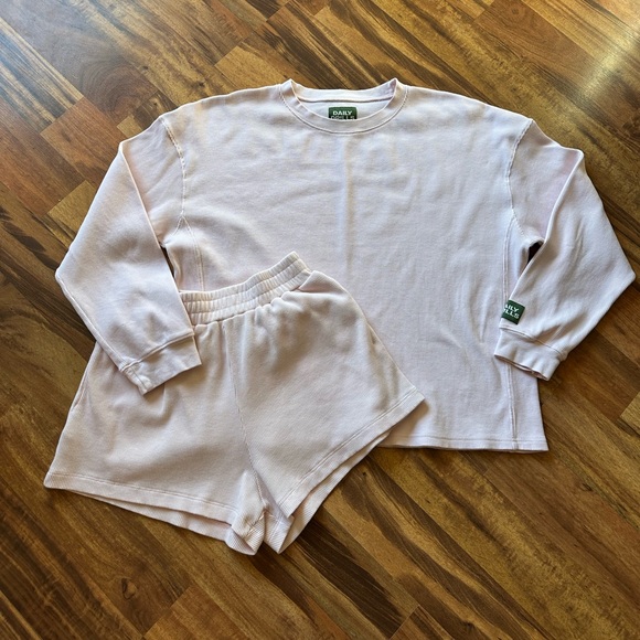 Daily Drills Pink Ribbed Top - Picture 6 of 16